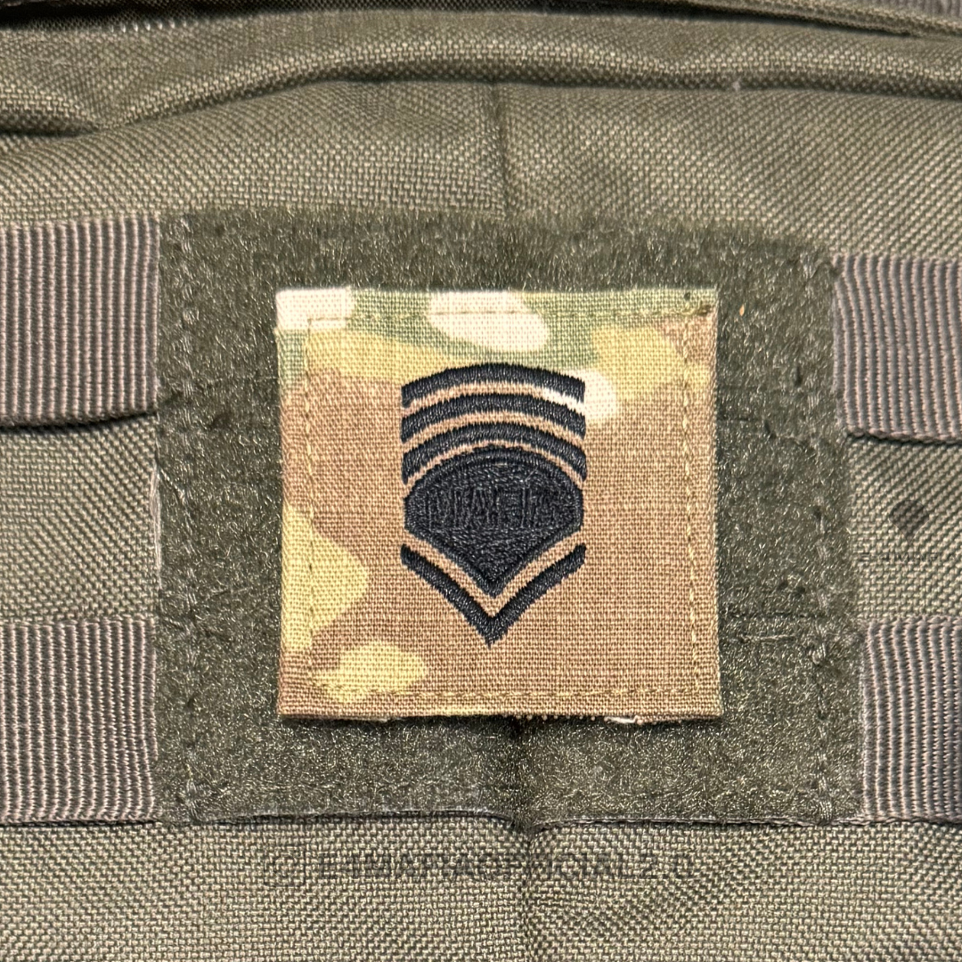 Spec 5–9 Rank Patch Bundle – E-4 MAFIA Limited Edition