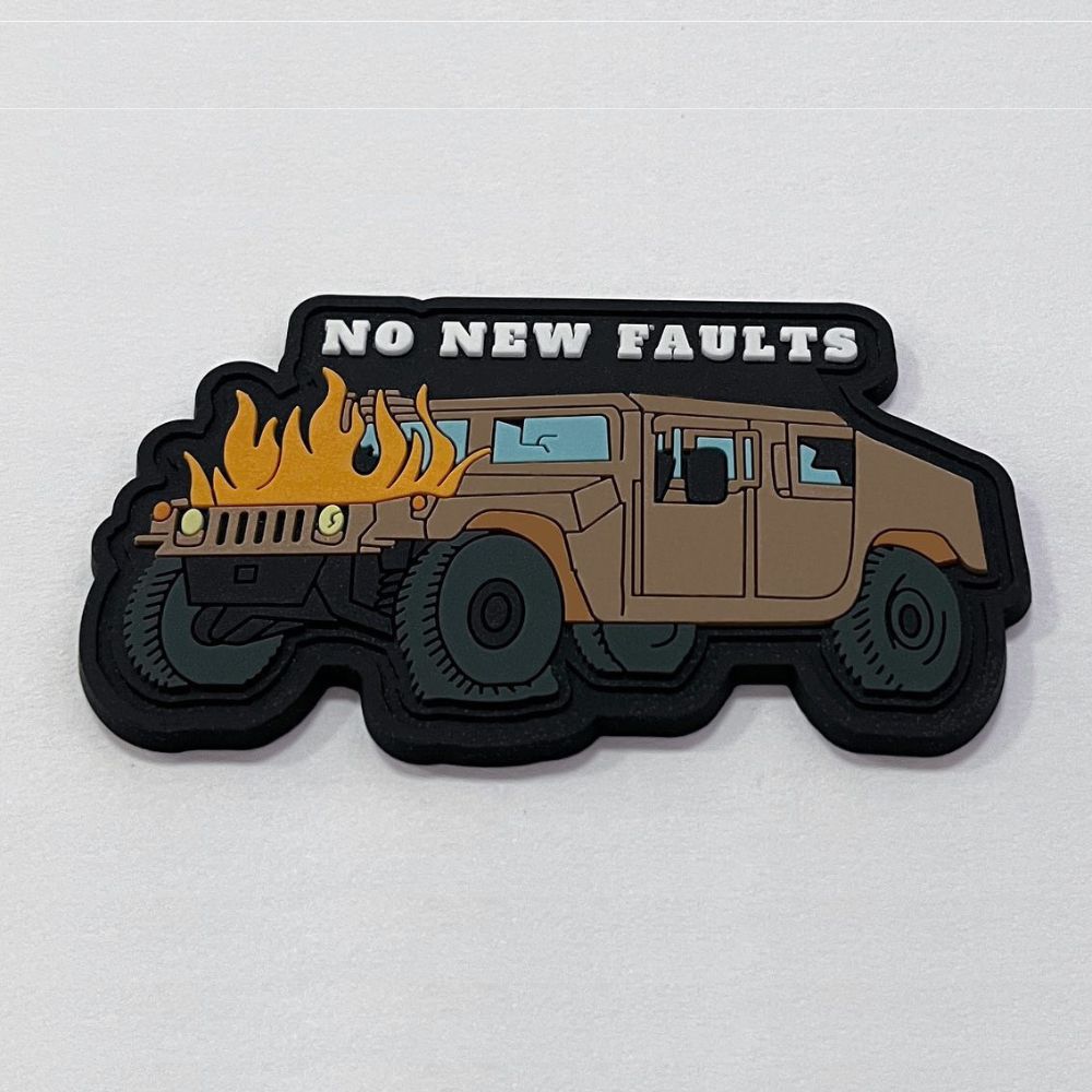 NO NEW FAULTS Morale Patch