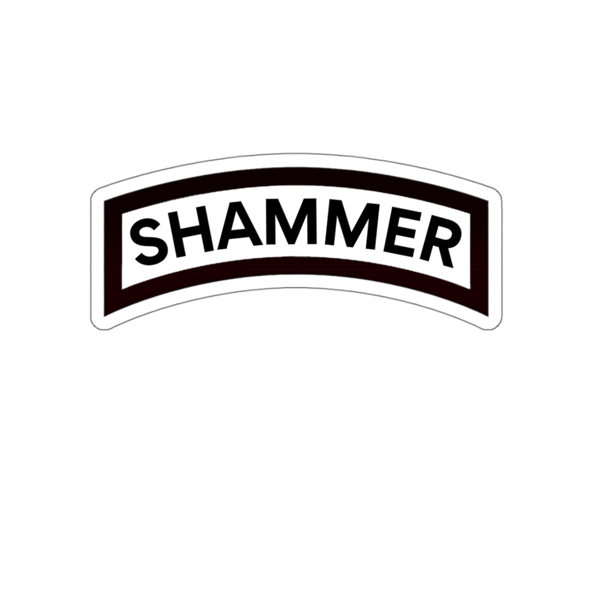 SHAMMER Tab Sticker
