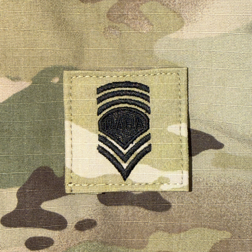 Spec 5–9 Rank Patch Bundle – E-4 MAFIA Limited Edition