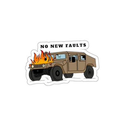 No New Faults Sticker