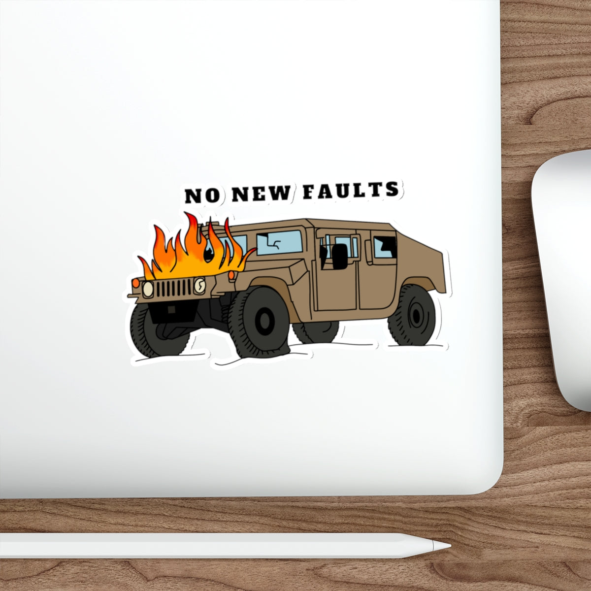 No New Faults Sticker