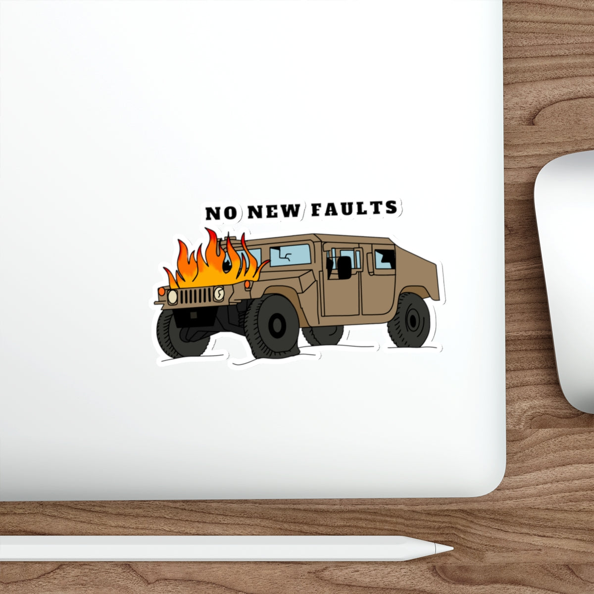 No New Faults Sticker