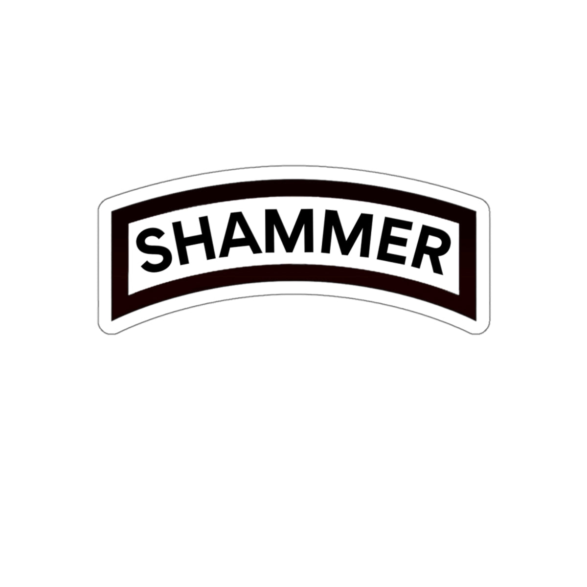 SHAMMER Tab Sticker