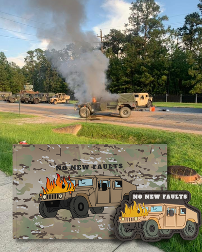 NO NEW FAULTS Morale Patch