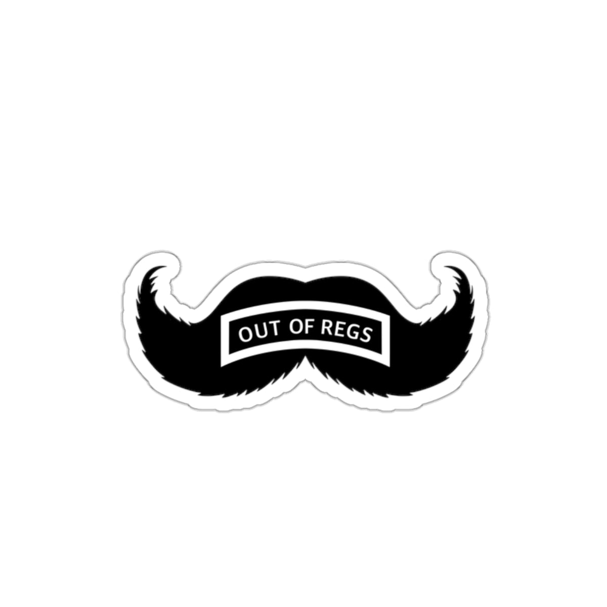 Out Of Regs Sticker