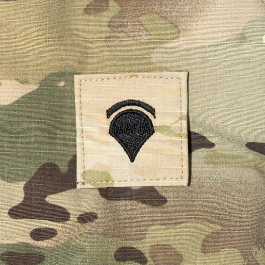 Spec 5–9 Rank Patch Bundle – E-4 MAFIA Limited Edition