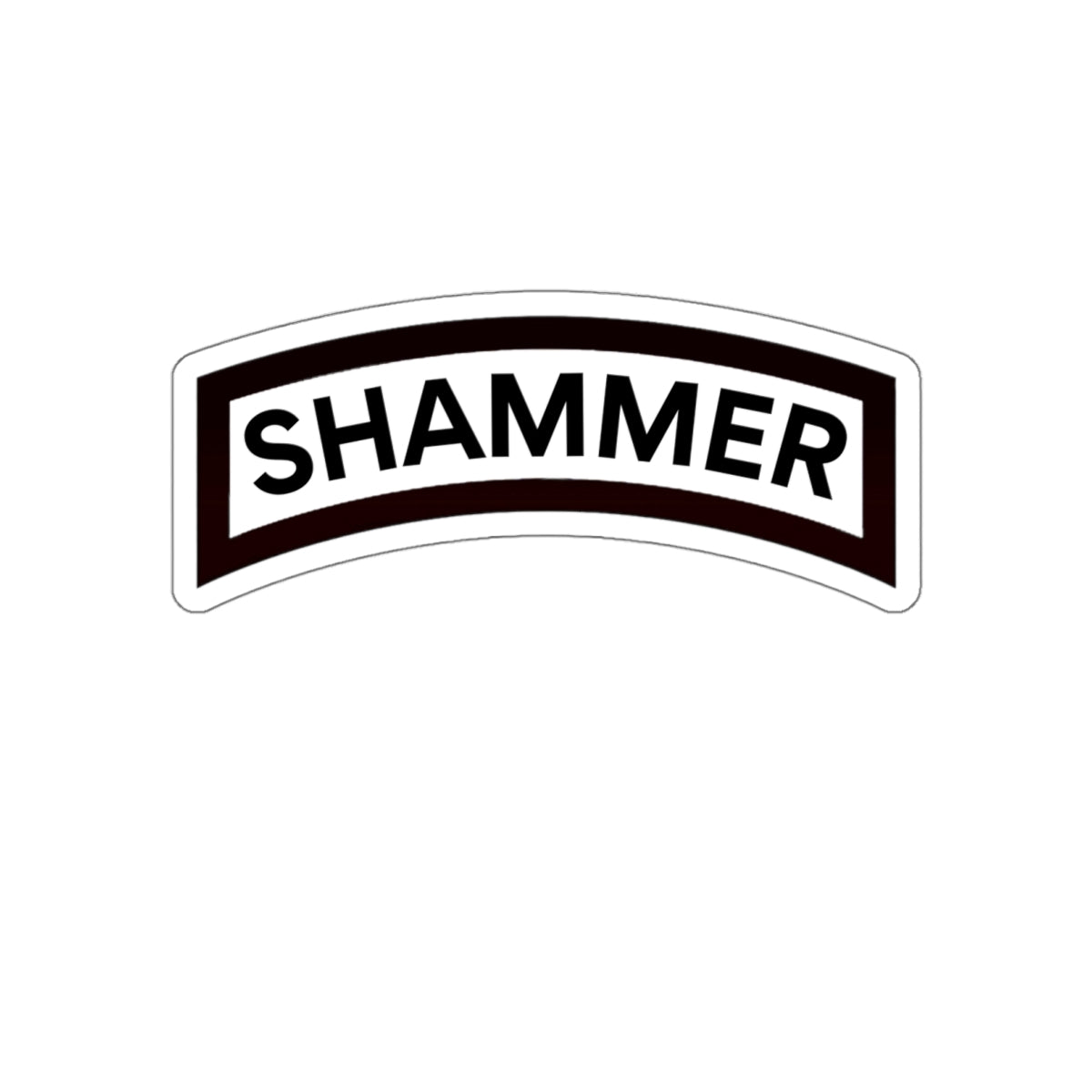SHAMMER Tab Sticker