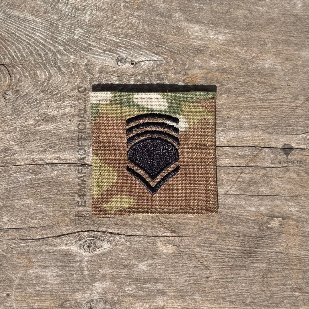 Spec 5–9 Rank Patch Bundle – E-4 MAFIA Limited Edition