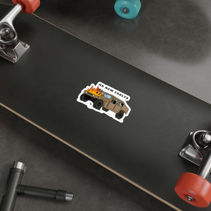 No New Faults Sticker