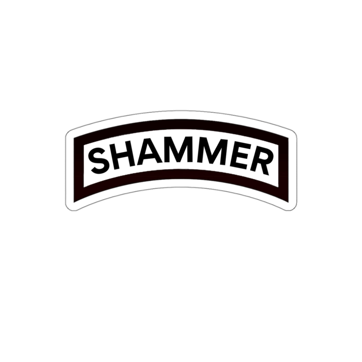 SHAMMER Tab Sticker