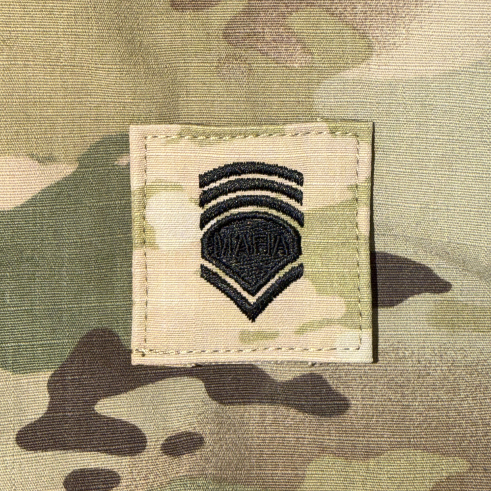 Spec 5–9 Rank Patch Bundle – E-4 MAFIA Limited Edition