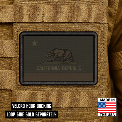 California State Flag Patch 2"x3" Hook & Loop | Made in USA | Pro-Print Full Color & Tactical Options