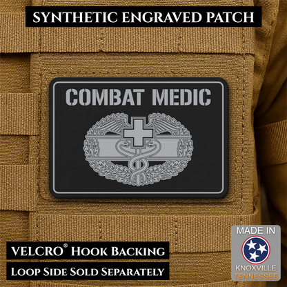 Army Combat Medic Morale Patch, 2x3" | Made in USA | VELCRO® Brand Hook Backing