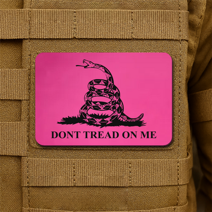 Don’t Tread on Me Gadsden Tactical Laser Engraved Flag Patch, 2x3" | VELCRO® Brand Hook Backing