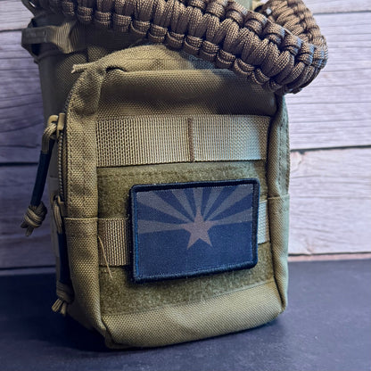 Arizona State Flag Patch | Made in USA | VELCRO® Brand Hook Backing