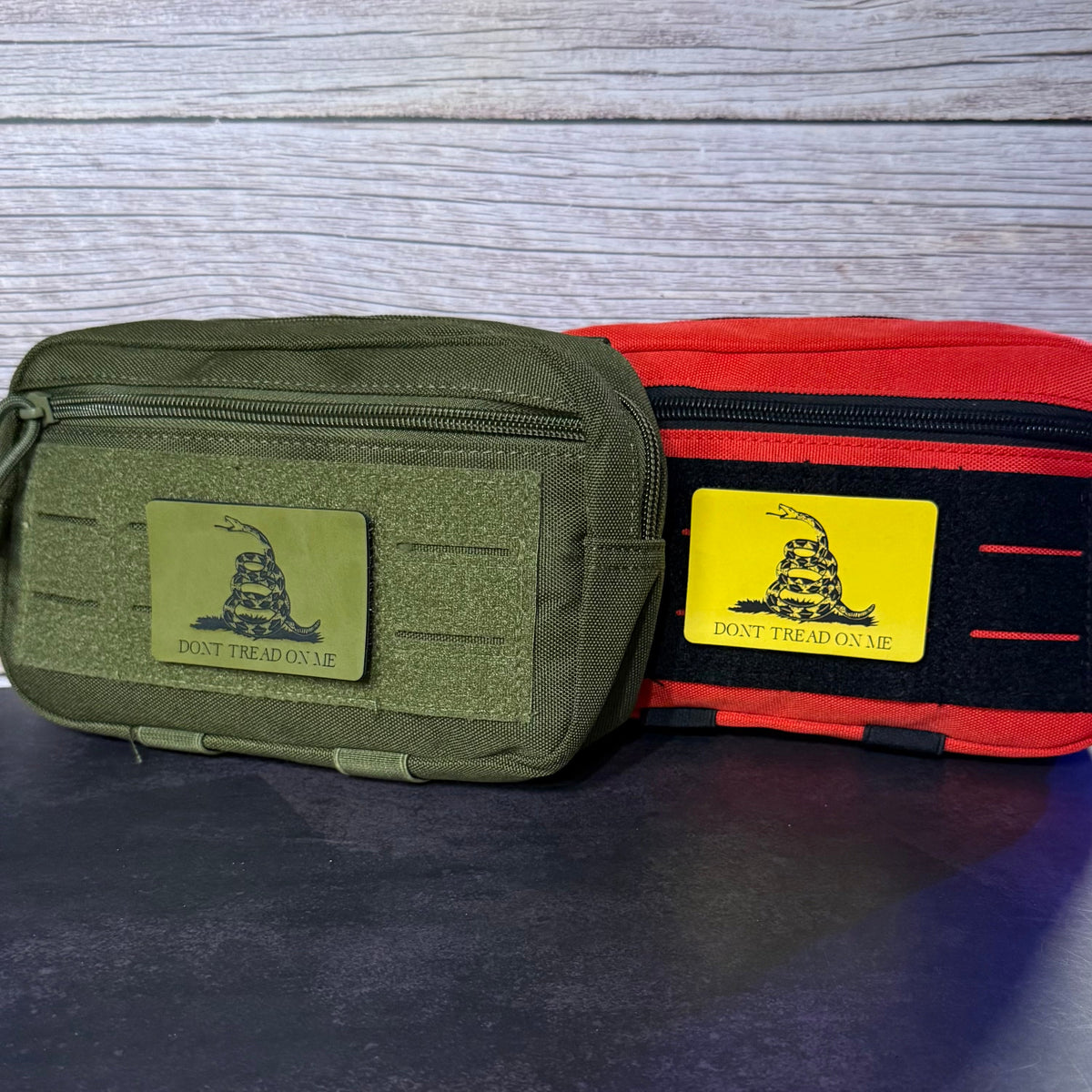 Don’t Tread on Me Gadsden Tactical Flag Patch, 2x3" | Made in USA | VELCRO® Brand Hook Backing