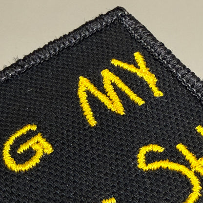 Doing My Best-ish Funny Morale Patch, 2x3" | Made in USA | VELCRO® Brand Hook Backing