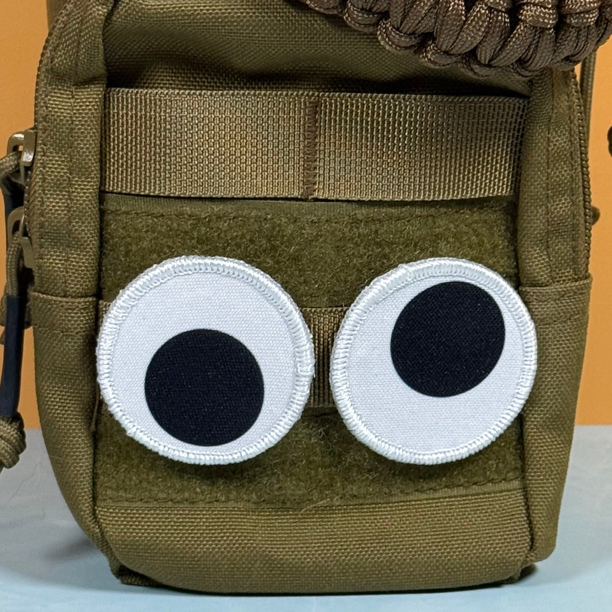 Googly Eyes Funny Printed Morale Patch Set, 2" Round | VELCRO® Brand Hook Backing