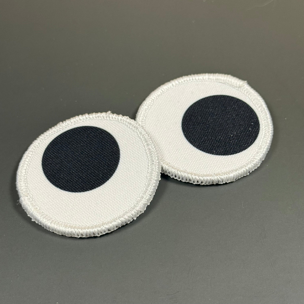 Googly Eyes Funny Printed Morale Patch Set, 2" Round | VELCRO® Brand Hook Backing
