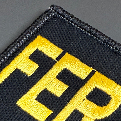 Feral & Wild Funny Morale Patch, 2x3" | Made in USA | VELCRO® Brand Hook Backing