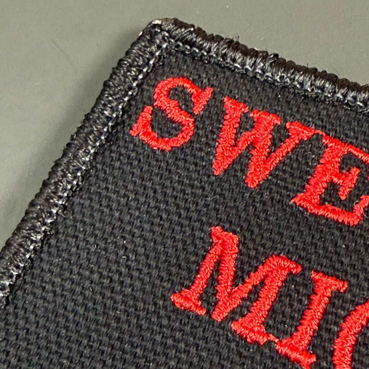 Swearing Might Help Funny Morale Patch, 2x3" | Made in USA | VELCRO® Brand Hook Backing