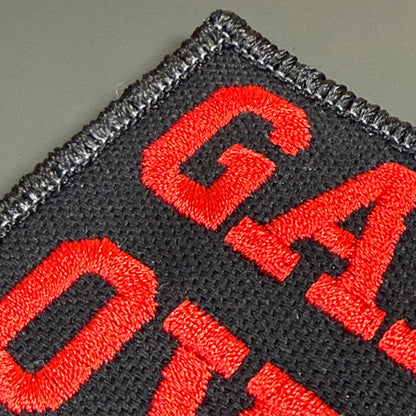 Game Over Funny Gamer Morale Patch, 2x3" | Made in USA | VELCRO® Brand Hook Backing