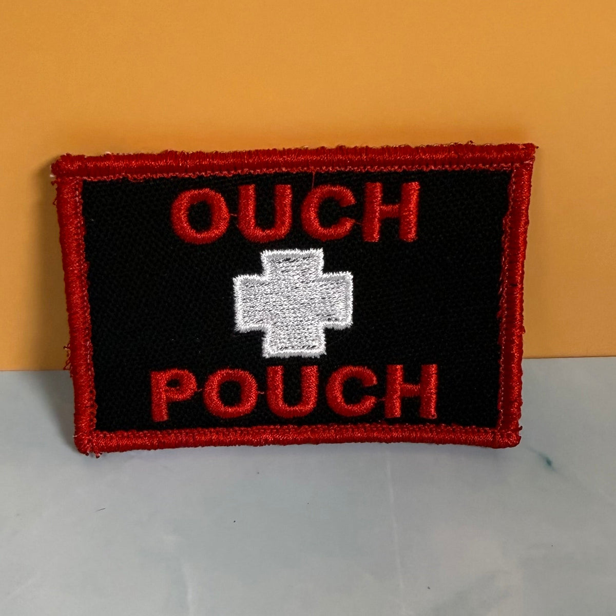 Ouch Pouch Funny IFAK Med-Kit Morale Patch, 2x3" | Made in USA | VELCRO® Brand Hook Backing