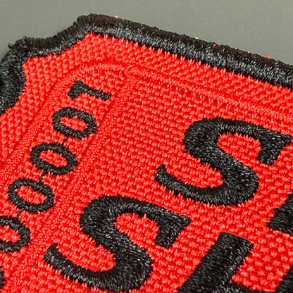 Welcome To The Shit Show Ticket Funny Morale Patch, 2.3x4" | Made in USA | VELCRO® Brand Hook Backing