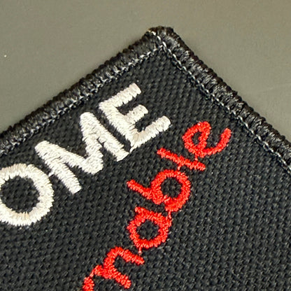 Become Ungovernable Funny Morale Patch, 2x3" | Made in USA | VELCRO® Brand Hook Backing