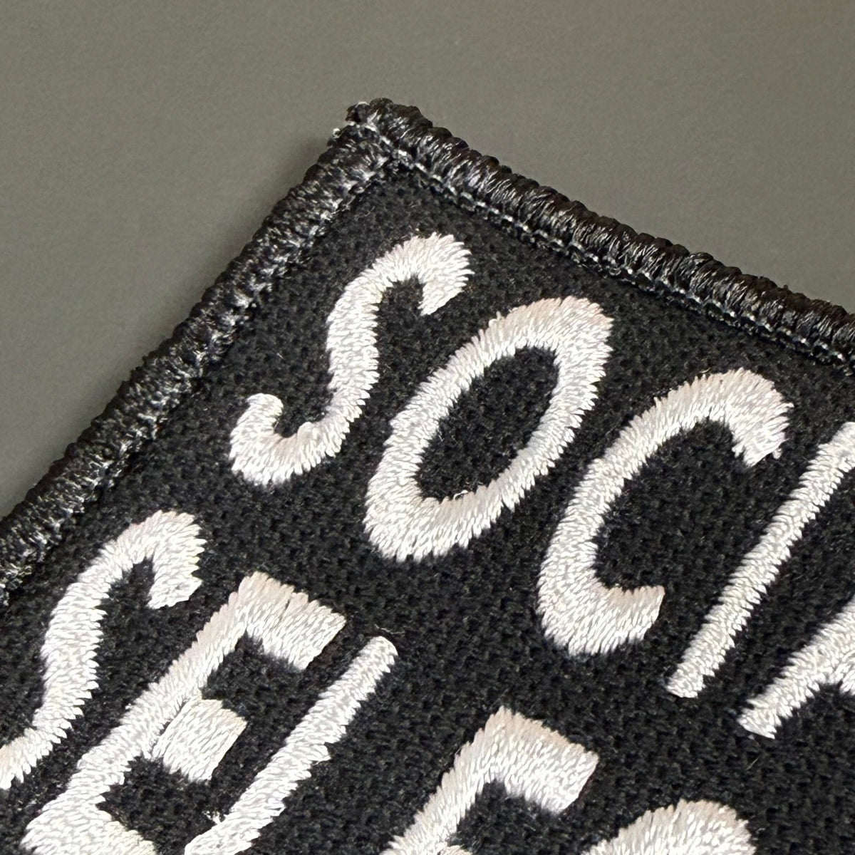 Socially Selective Funny Morale Patch, 2x3" | Made in USA | VELCRO® Brand Hook Backing