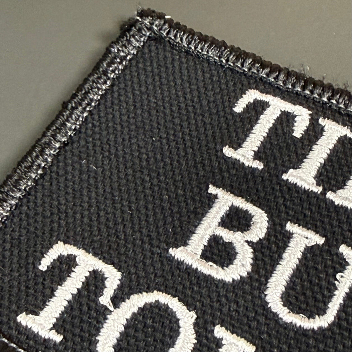 Tiny But Tough Funny Morale Patch, 2x3" | Made in USA | VELCRO® Brand Hook Backing