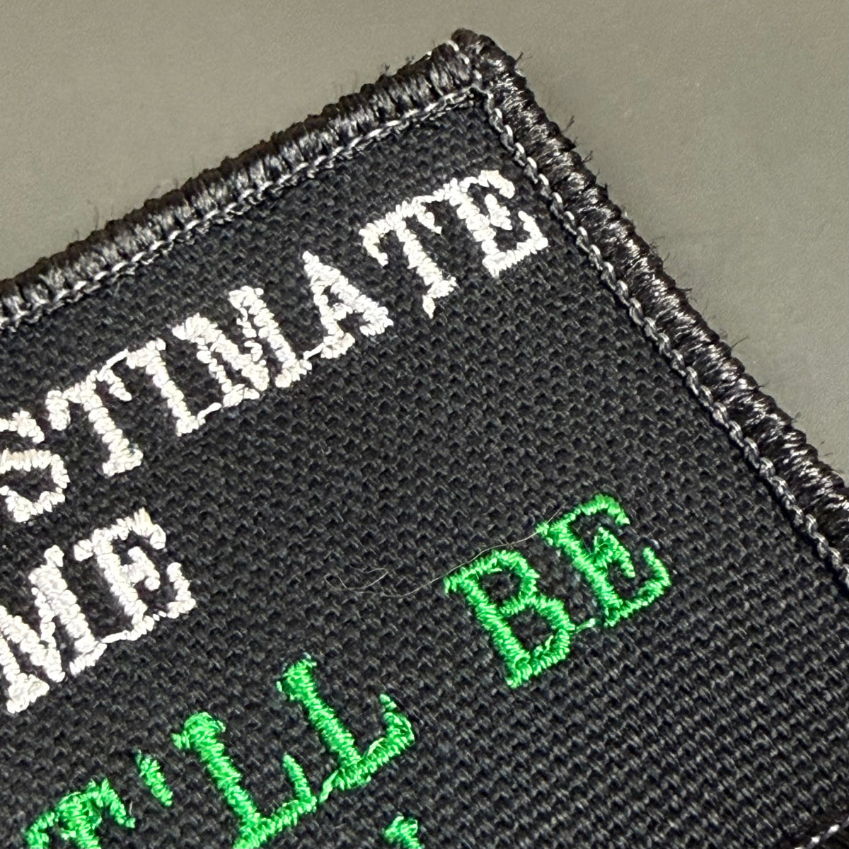 Underestimate Me, That'll Be Fun Funny Morale Patch, 2x3" | Made in USA | VELCRO® Brand Hook Backing