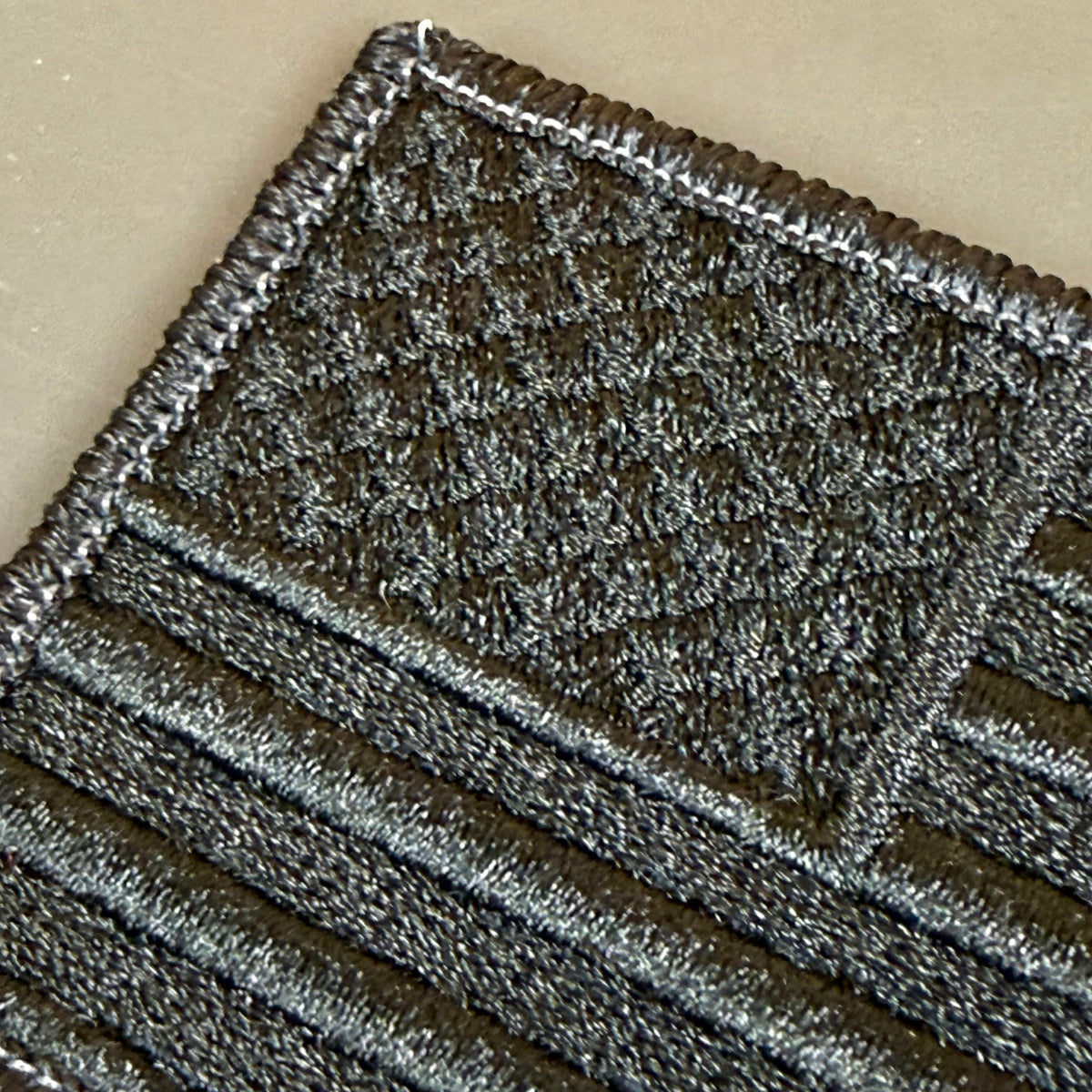 Blackout No Quarters Given American Flag Patch, 2x3.5" | Made in USA | VELCRO® Brand Hook Backing