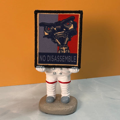 No Disassemble Funny Printed Morale Patch, 2x3" | Made in USA | VELCRO® Brand Hook Backing