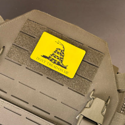 Don’t Tread on Me Gadsden Tactical Laser Engraved Flag Patch, 2x3" | VELCRO® Brand Hook Backing