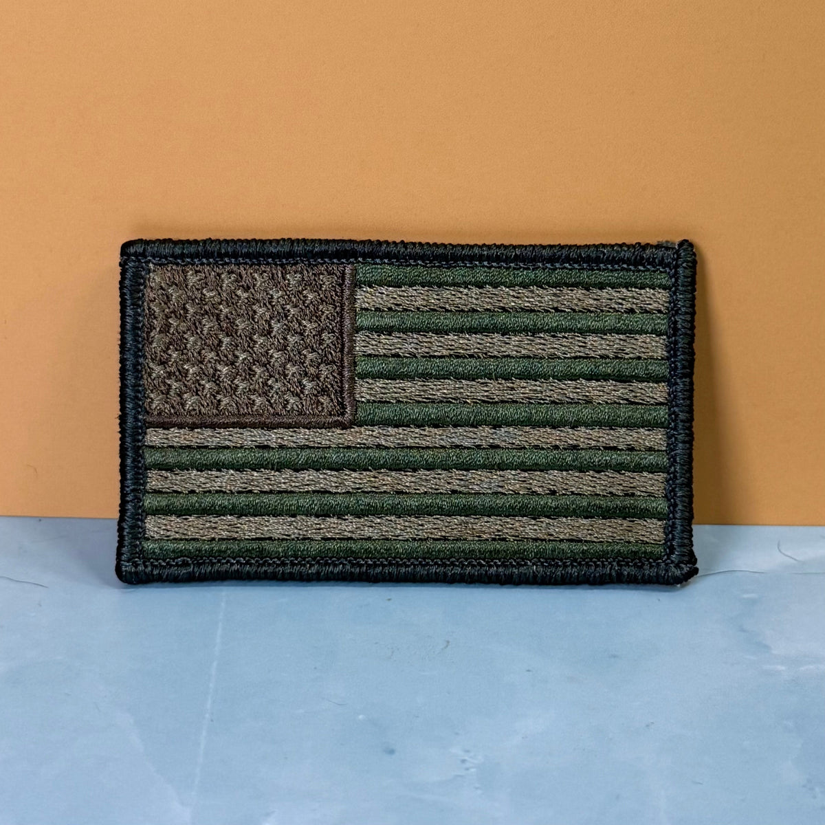 Subdued FDE Tactical American Flag Embroidered Flag Patch, 2x3.5" | VELCRO® Brand Hook Backing