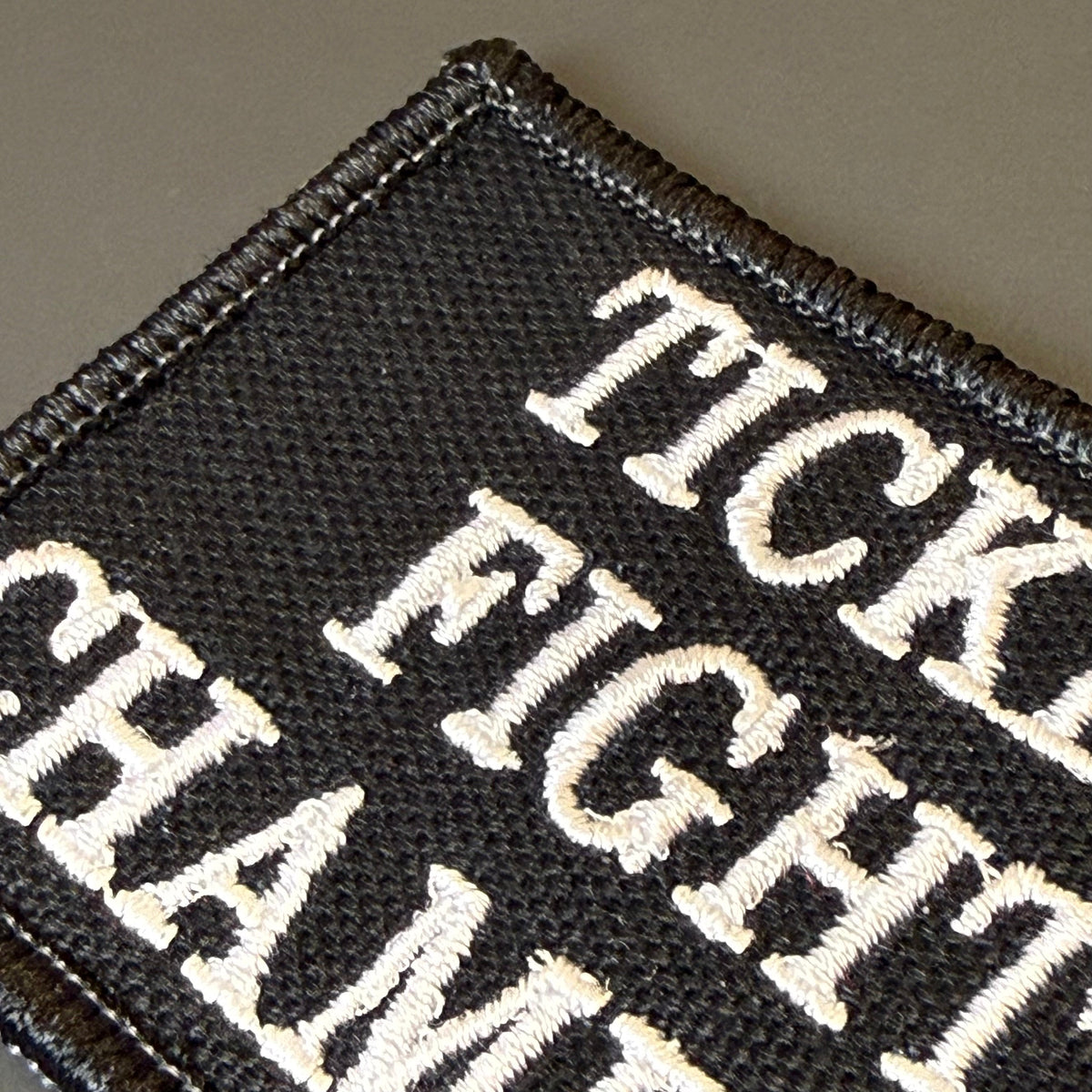 Tickle Fight Champion Funny Embroidered Morale Patch, 2x3" | VELCRO® Brand Hook Backing
