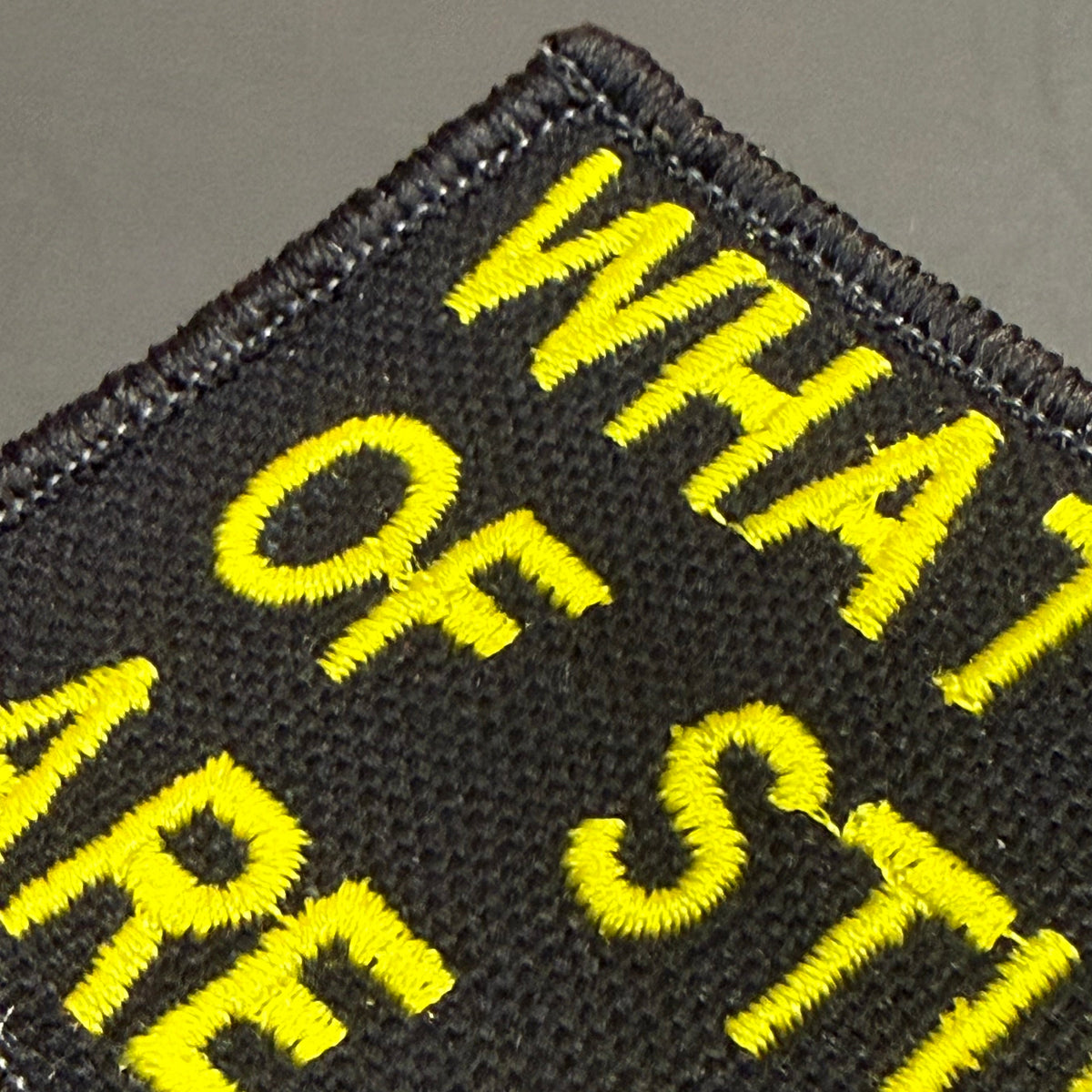 What Kind of Stupid Are You Funny Embroidered Morale Patch, 2x3" | VELCRO® Brand Hook Backing
