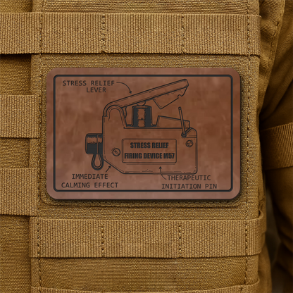 M57 Claymore Mine Clacker Funny Morale Patch, 2x3" | Made in USA | VELCRO® Brand Hook Backing