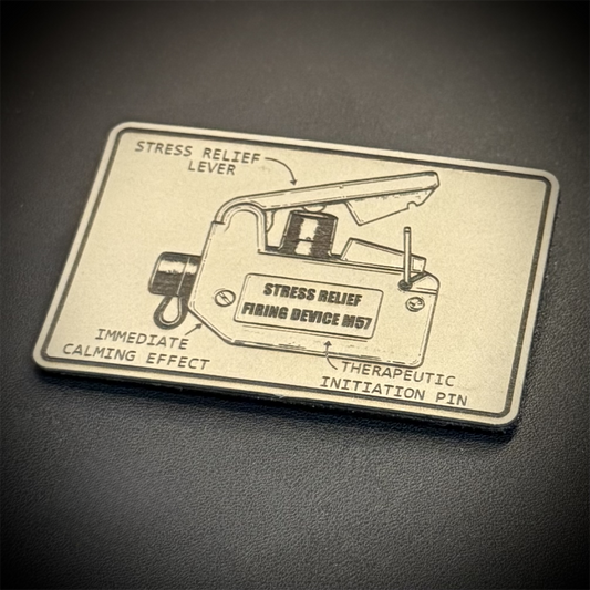 M57 Claymore Mine Clacker Funny Morale Patch, 2x3" | Made in USA | VELCRO® Brand Hook Backing