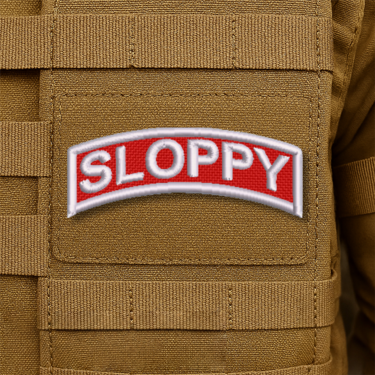 Army Regular Forces Parody Embroidered Name Tabs, 1.2x3" | VELCRO® Brand Hook Backing