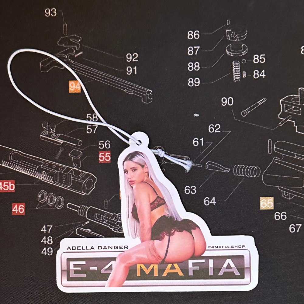E-4 MAFIA Air Freshener – Abella Danger Edition